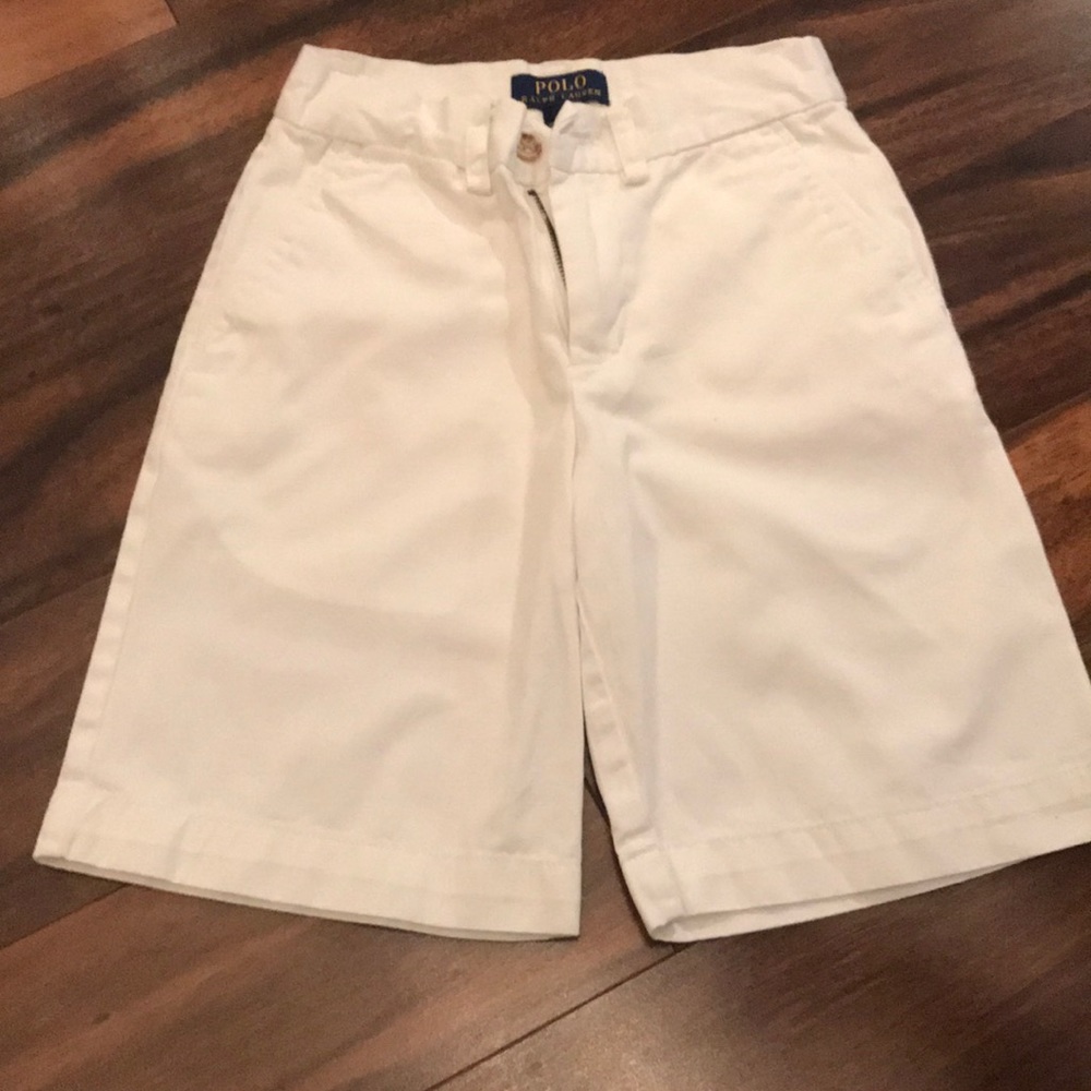 Ralph Lauren Boys White Shorts